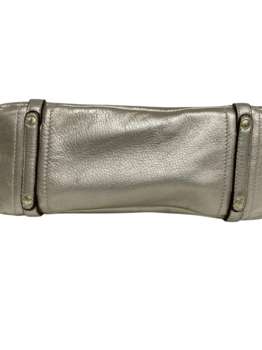 Coach Audrey Andie Cinch Tote Gold Leather Slouchy Buckle Bag Shoulder & Satchel - Picture 3 of 8